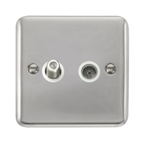 Click Deco Plus Non-Isolated Satellite & Non-Isolated Coaxial Outlet