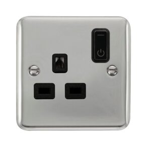 Click Deco Plus Ingot 13A 1G Rf Smart Socket Deco+ Ch Bk
