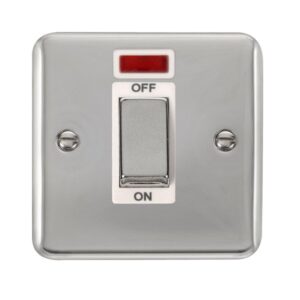 Click Deco Plus 45A Ingot 1 Gang Dp Switch With Neon