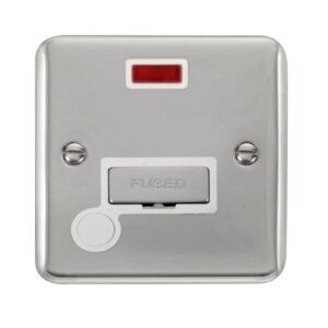 Click Deco Plus 13A Ingot Fused Connection Unit With Neon