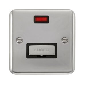 Click Deco Plus 13A Ingot Fused Connection Unit With Neon