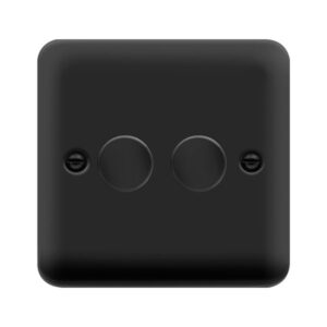 Click Deco Plus 2Gang 2Way 0-100W Led Dimmer Switch Mb