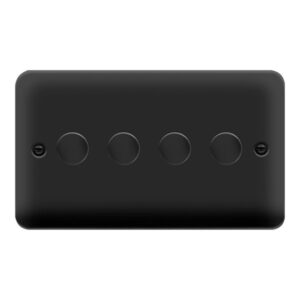 Click Deco Plus 4Gang 2Way 0-100W Led Dimmer Switch Mb