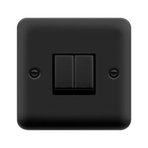 Click Deco Plus 10A 2G 2Way Switch Mb