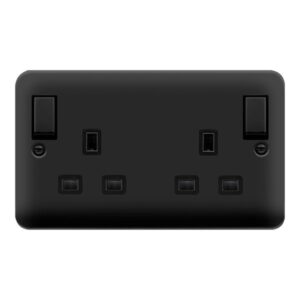 Click Deco Plus Dp 13A 2G Ob Switch Skt Mb