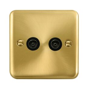 Click Deco Plus Twin Coaxial Outlet