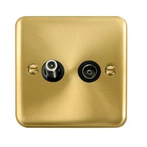 Click Deco Plus Non-Isolated Satellite & Non-Isolated Coaxial Outlet
