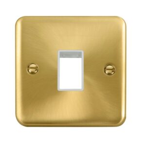 Click Deco Plus 1 Gang Minigrid Unfurnished Plate 1 Aperture