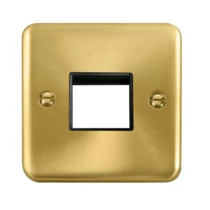 Click Deco Plus 1 Gang Minigrid Unfurnished Plate 2 Apertures