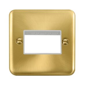 Click Deco Plus 1 Gang Minigrid Unfurnished Plate 3 Apertures