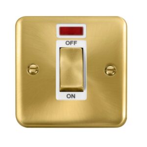 Click Deco Plus 45A Ingot 1 Gang Dp Switch With Neon