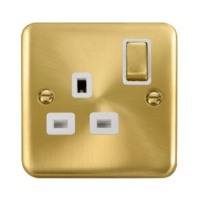Click Deco Plus 13A Ingot 1 Gang Dp Switched Socket
