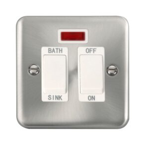 Click Deco Plus 20A Dp Sink/Bath Switch With Neon