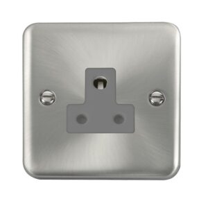 Click Deco Plus 5A Round Pin Socket Outlet