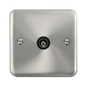 Click Deco Plus Single Isolated Coaxial Outlet