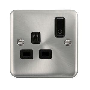 Click Deco Plus Ingot 13A 1G Rf Smart Socket Deco+ Sc Bk