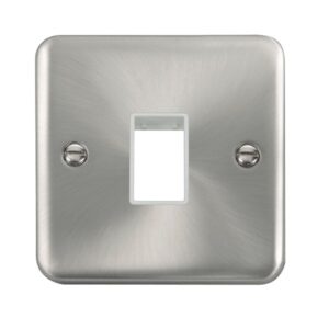 Click Deco Plus 1 Gang Minigrid Unfurnished Plate 1 Aperture