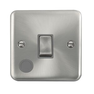 Click Deco Plus 20A Ingot Double Pole Plate Switch With Optional Flex Outlet