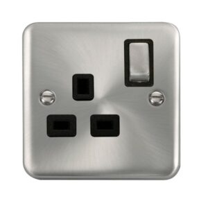 Click Deco Plus 13A Ingot 1 Gang Dp Switched Socket