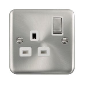 Click Deco Plus 13A Ingot 1 Gang Dp Switched Socket