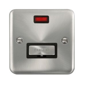 Click Deco Plus 13A Ingot Fused Connection Unit With Neon