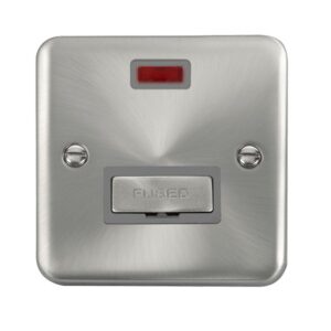 Click Deco Plus 13A Ingot Fused Connection Unit With Neon