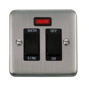 Click Deco Plus 20A Dp Sink/Bath Switch With Neon