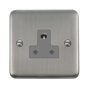 Click Deco Plus 5A Round Pin Socket Outlet