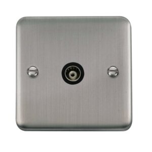 Click Deco Plus Single Isolated Coaxial Outlet