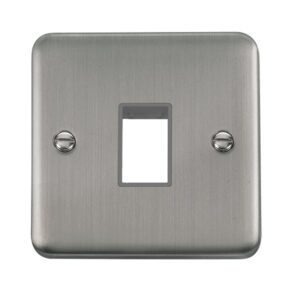 Click Deco Plus 1 Gang Minigrid? Unfurnished Plate 1 Aperture