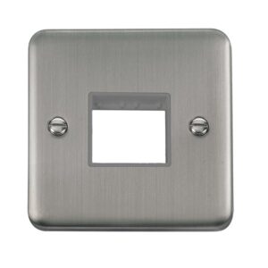 Click Deco Plus 1 Gang Minigrid? Unfurnished Plate 2 Apertures