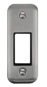 Click Deco Plus 1 Gang Minigrid Unfurnished Architrave Plate 1 Aperture