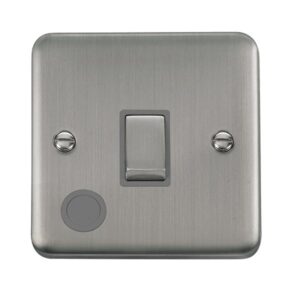 Click Deco Plus 20A Ingot Double Pole Plate Switch With Optional Flex Outlet