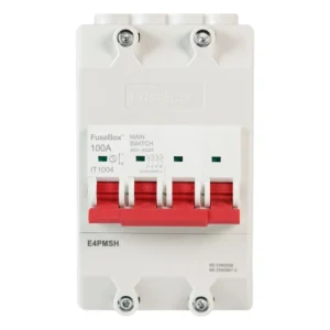 Fusebox 100A Three Phase 4 Pole Electricity Meter Isolator Switch