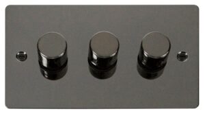 Click Define Fpbn 3Gang 2Way 100W Led Dimmer Switch