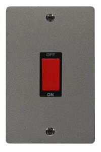 Click Define 2 Gang 45A Dp Switch Black