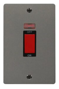 Click Define 2 Gang 45A Dp Switch Neon Black