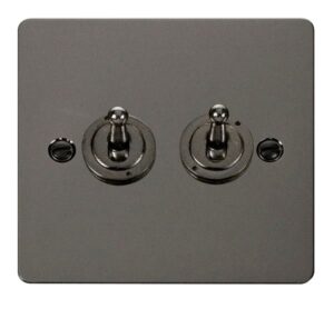 Click Define 10Ax 2 Gang 2 Way Toggle Switch