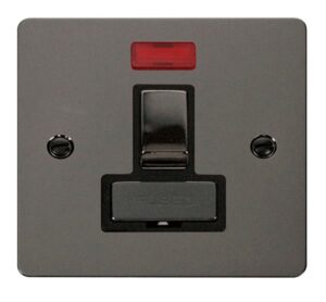 Click Define Ingot 13A Switched Connection Unit Neon Black