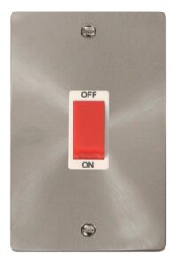 Click Define 2 Gang 45A Dp Switch White