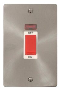 Click Define 2 Gang 45A Dp Switch Neon White