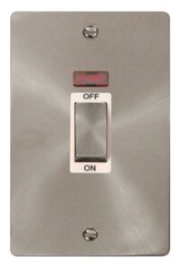 Click Define Ingot 2 Gang 45A Dp Switch With Neon White