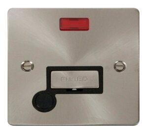 Click Define Ingot 13A Connection Unit Flex Outlet Neon Black