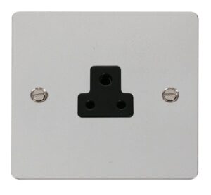 Click Define 2A Round Pin Socket Outlet Black