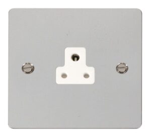 Click Define 2A Round Pin Socket Outlet White