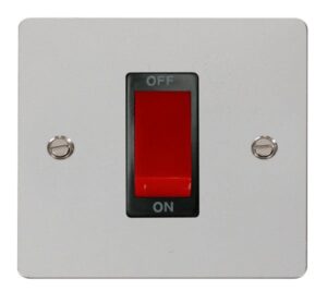 Click Define 1 Gang 45A Dp Switch Black