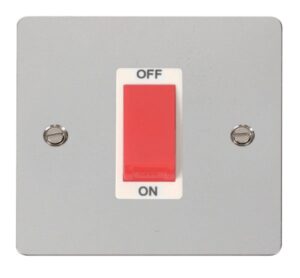Click Define 1 Gang 45A Dp Switch White