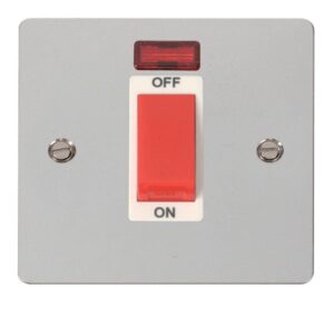 Click Define 1 Gang 45A Dp Switch Neon White