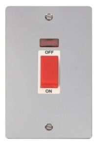 Click Define 2 Gang 45A Dp Switch Neon White