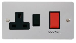 Click Define 45A Dp Switch 13A Dp Switched Socket Black